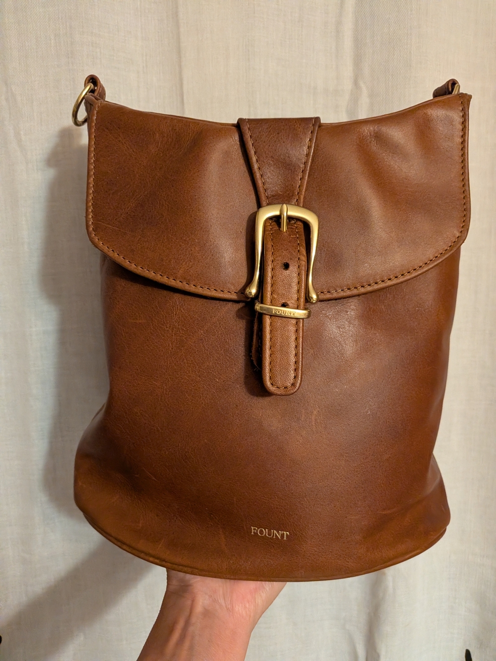 FOUNT Hazelnut Arlington Tote Bag new